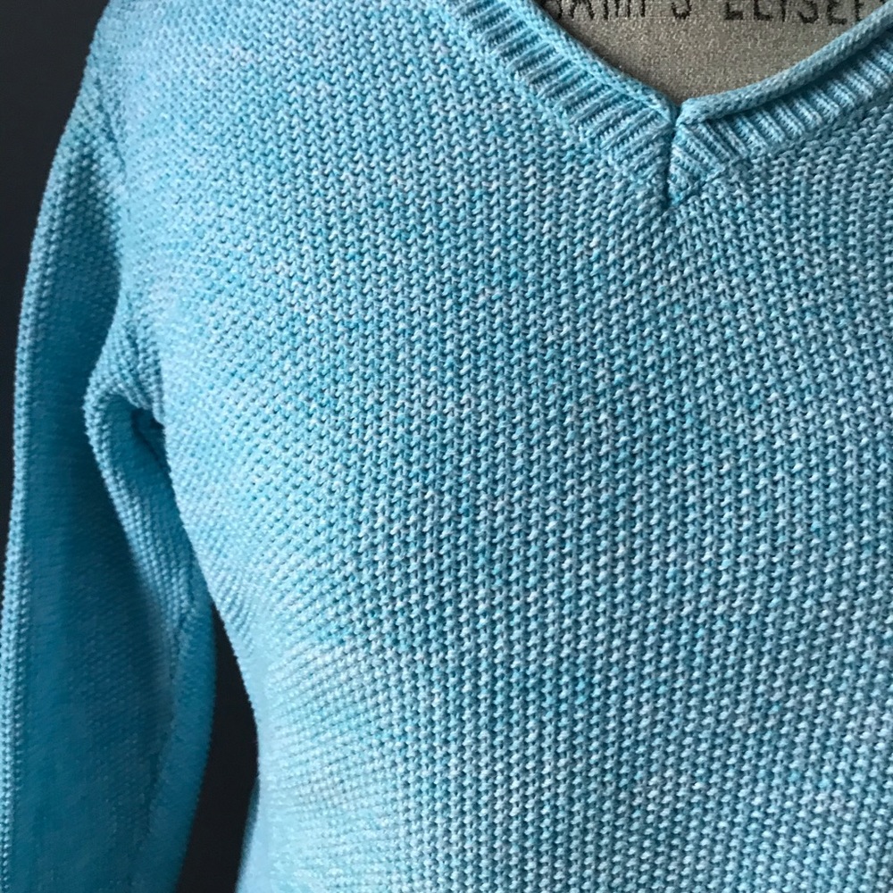 Croft & Barrow bright blue sweater - Picture 2 of 6